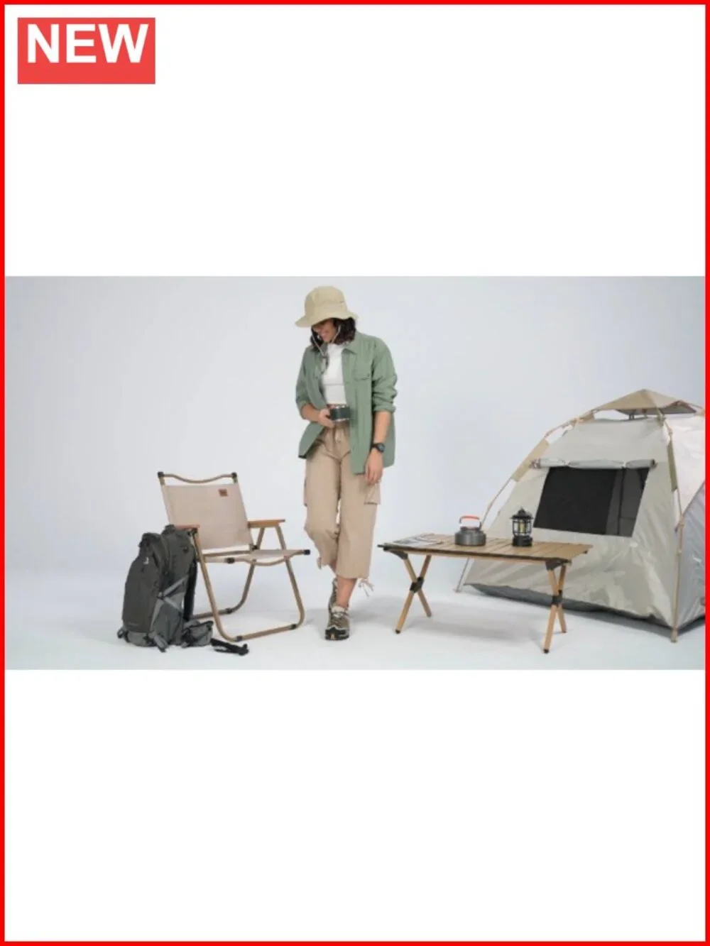 Cargo Capri Pants Loose Fit Casual Baggy Hiking Pants with Pockets